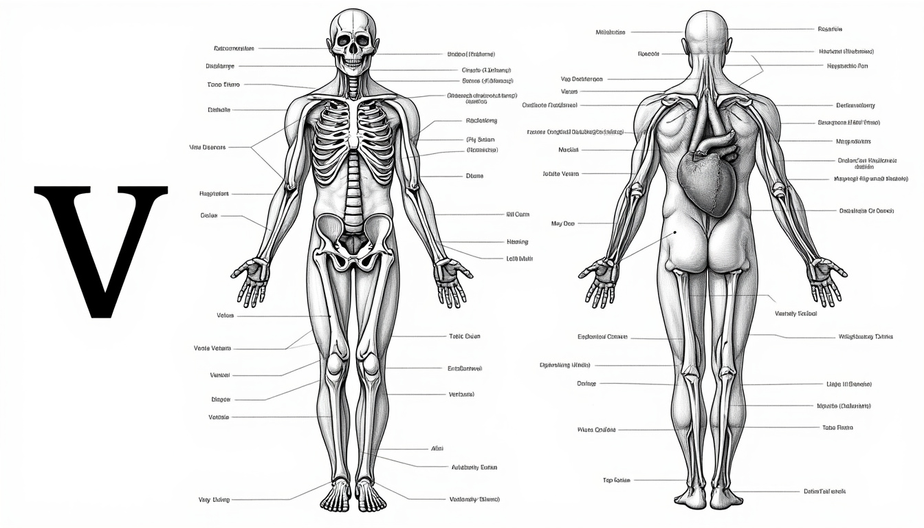 découvrez dans cet article toutes les informations essentielles sur les parties du corps humain commençant par la lettre v, leur fonction et leur importance en anatomie.