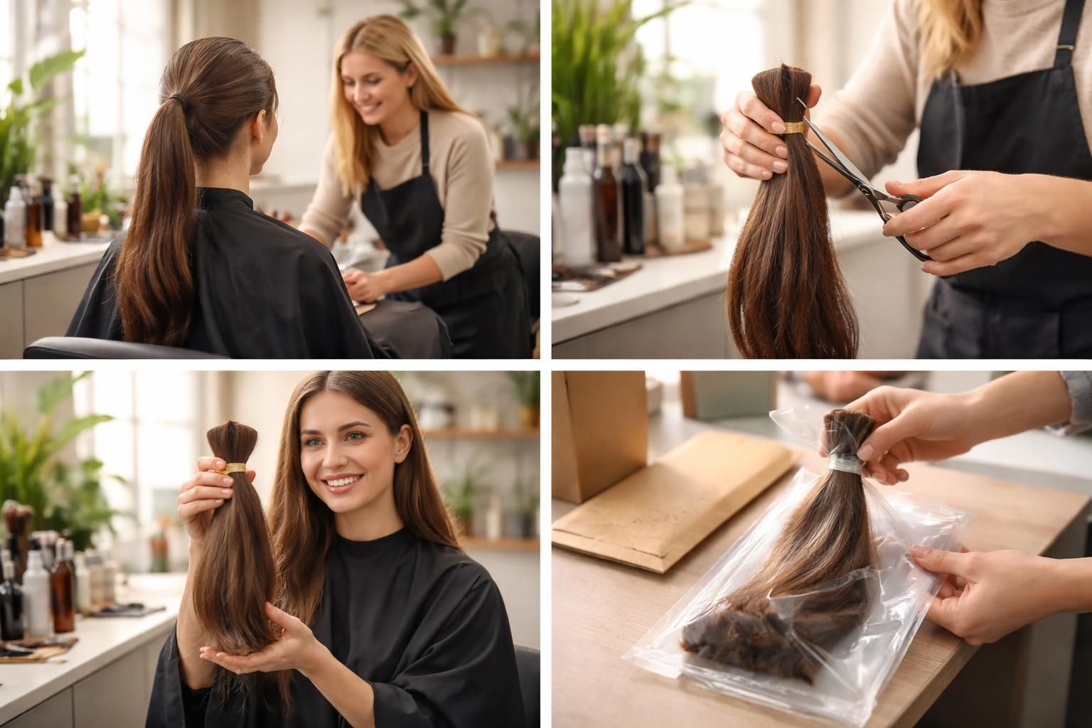 Faire don de ses cheveux : étapes clés