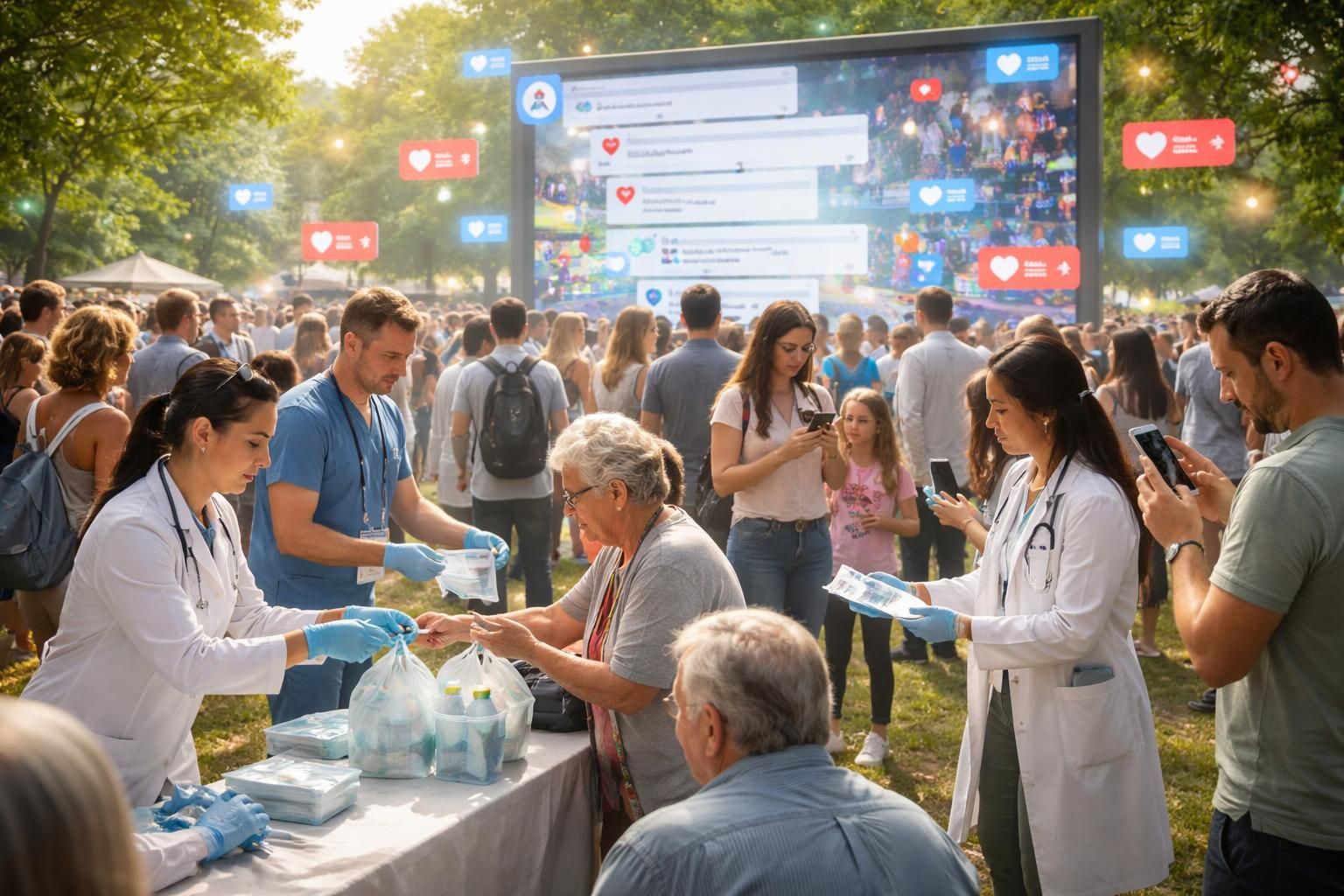 L&rsquo;impact des réseaux sociaux sur la portée d&rsquo;un event sanitaire