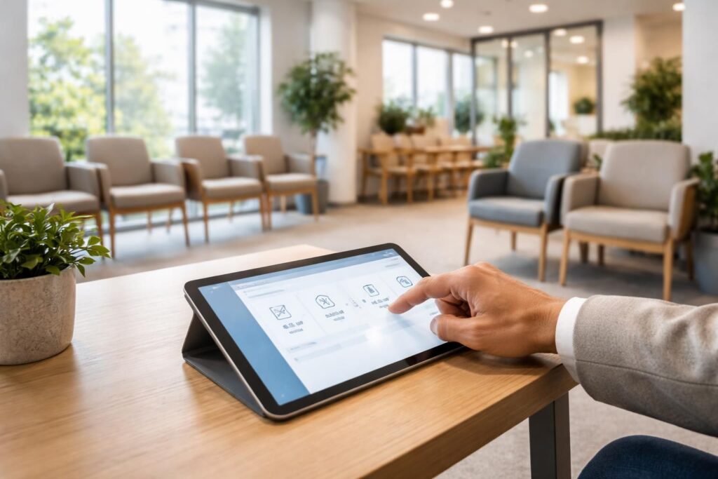 Salle d’attente : la tablette tactile qui prépare la consultation médicale